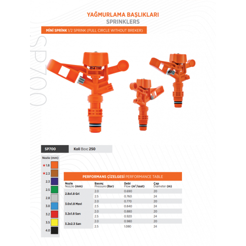 Piltar Sp700 Mini Sprink